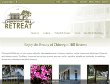 Tablet Screenshot of chinseguthillretreat.com